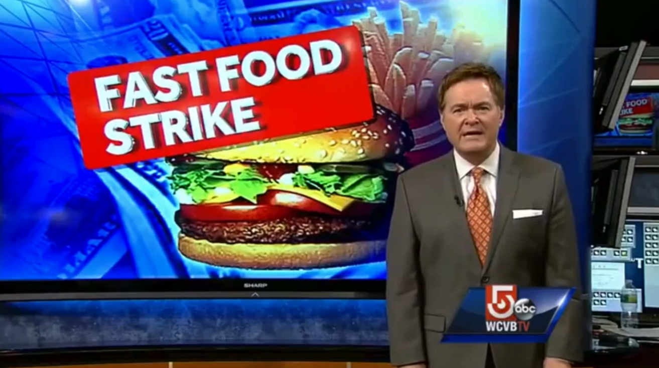 BOSTON: 8.29 Fast-Food Strike